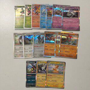 POKEMON Scarlet & Violet Base 16 RARE Holo & Reverse Holo - No duplicates